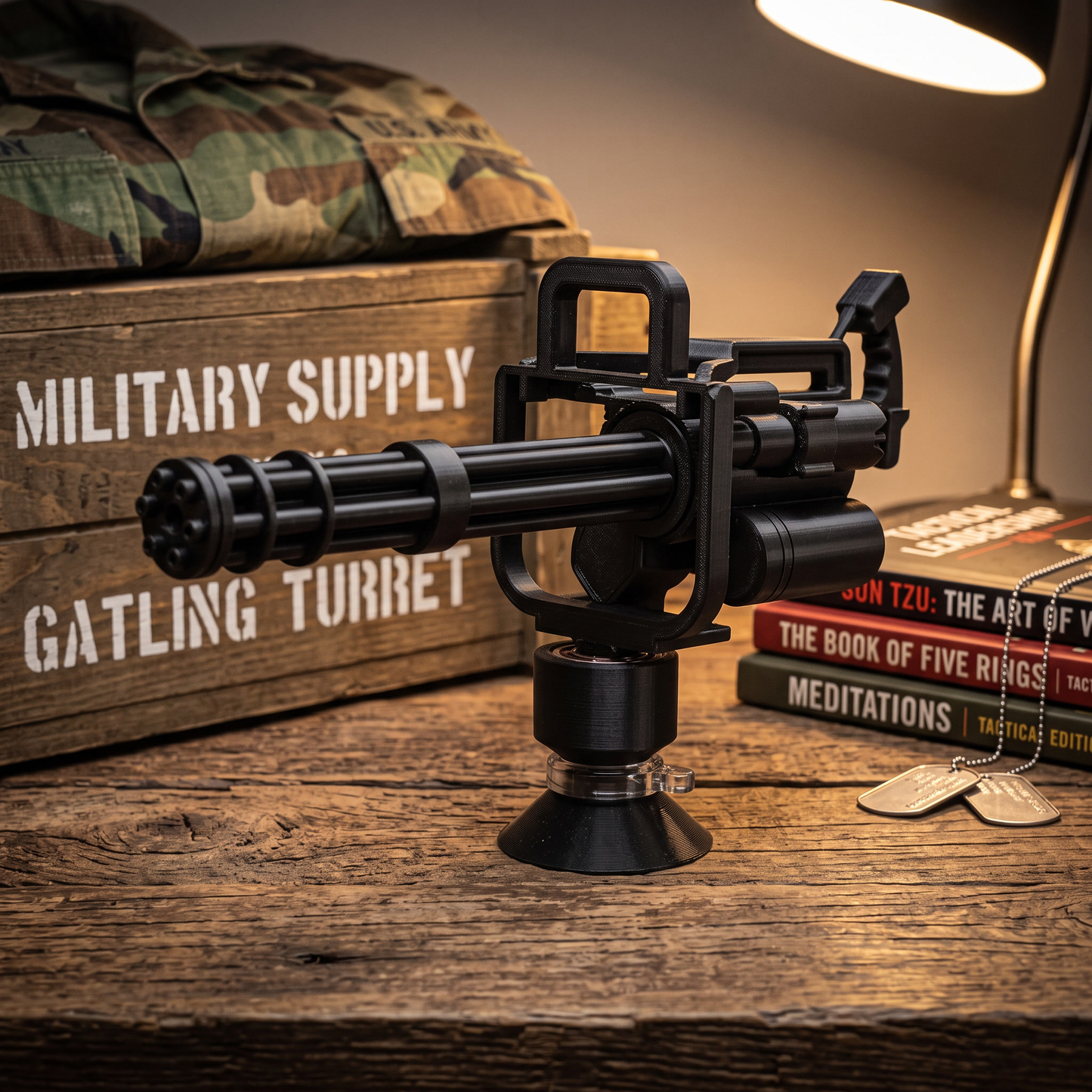 MiniTurret — Mini Gatling Dashboard Cannon